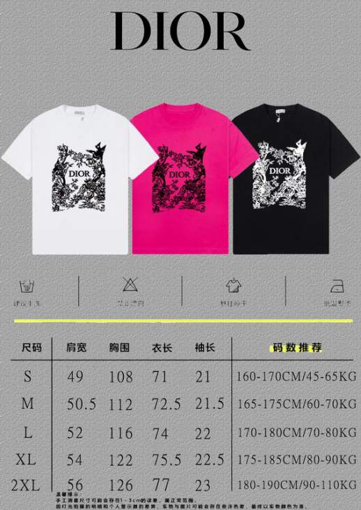 Dior T Shirts Short _SKUDiorS-2XLxetr29215906
